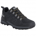 Jack Wolfskin Buty trekkingowe Refugio Texapore Low - Skóra zamszowa, wodoodporne - szary fantom męskie